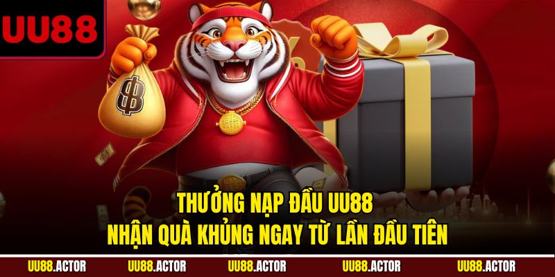 Thưởng nạp đầu UU88 - Nhận quà khủng ngay từ lần đầu tiên trải nghiệm